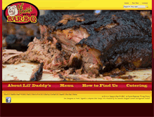 Tablet Screenshot of lildaddysbbq.com